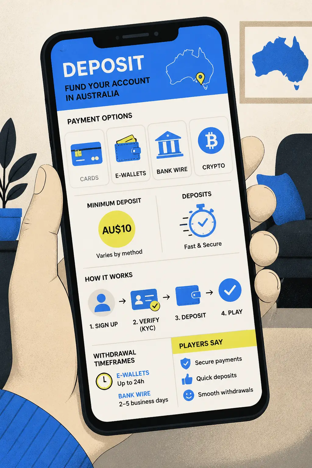 Ripper Casino Deposit and Payment Options in Australia visual guide for Ripper Casino
