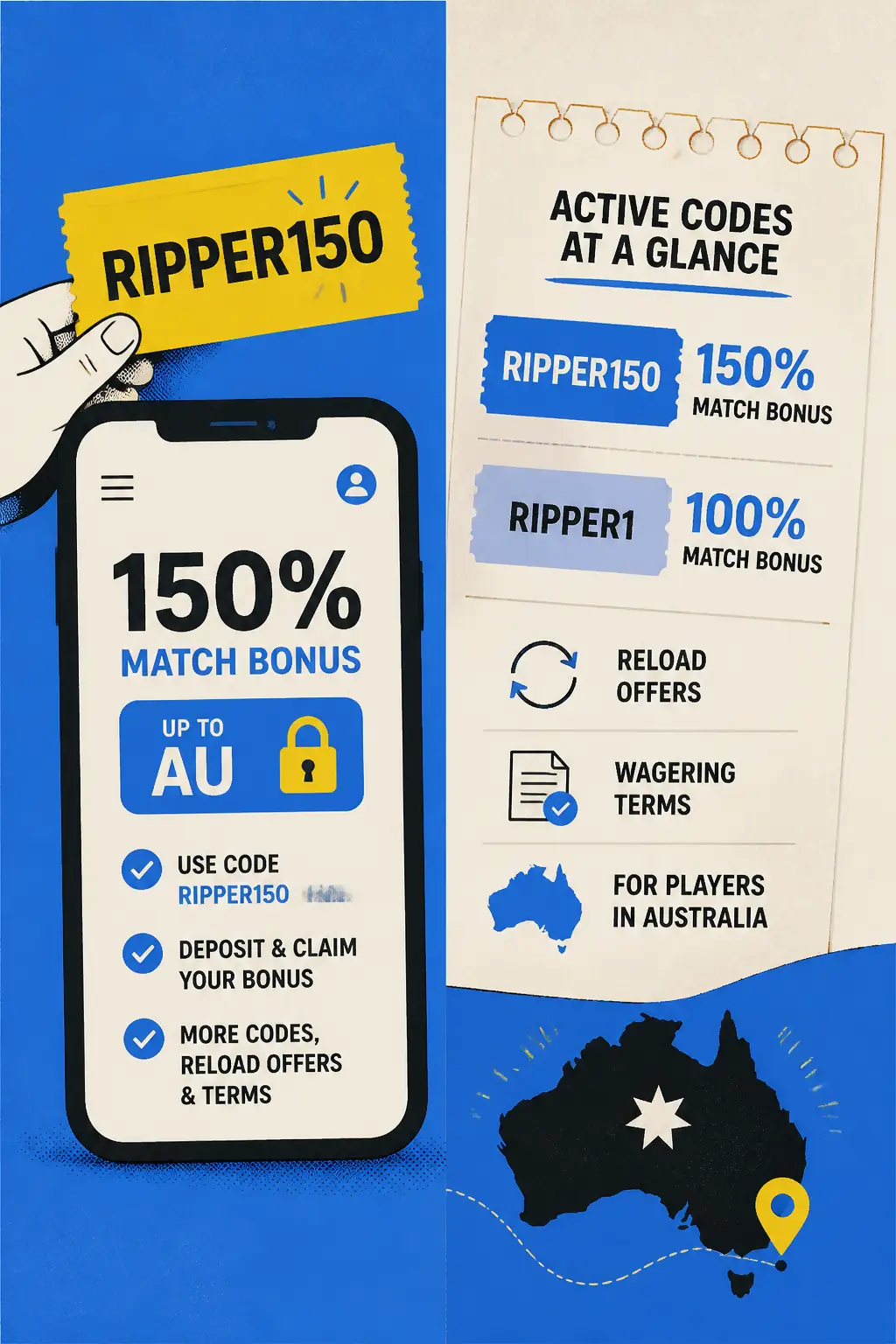 Ripper Casino Promo Code – Unlock Your Exclusive Bonus visual guide for Ripper Casino